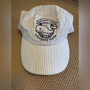 Vineyard Vines Kentucky Derby Seersucker Ball Cap